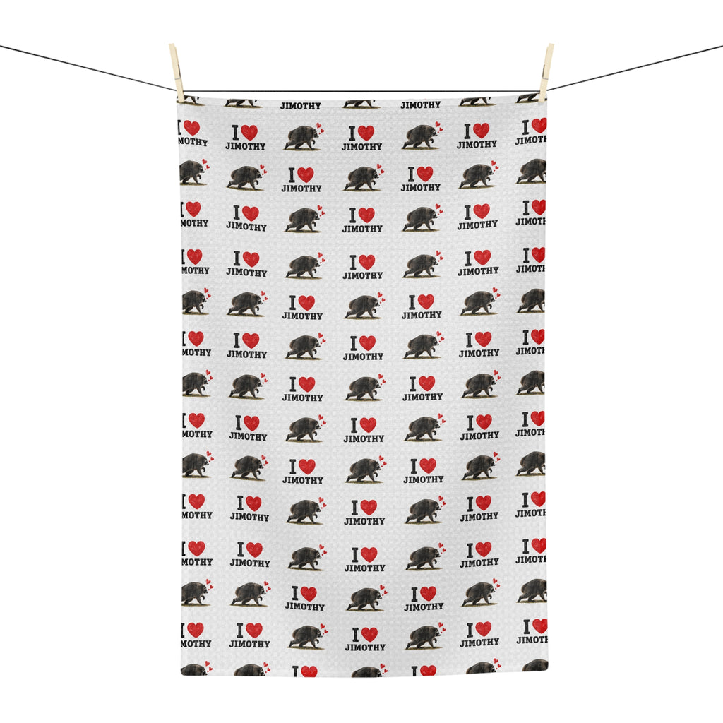 I Love Jimothy Microfiber Tea Towel — Cute Southwestern Kitchen Towel