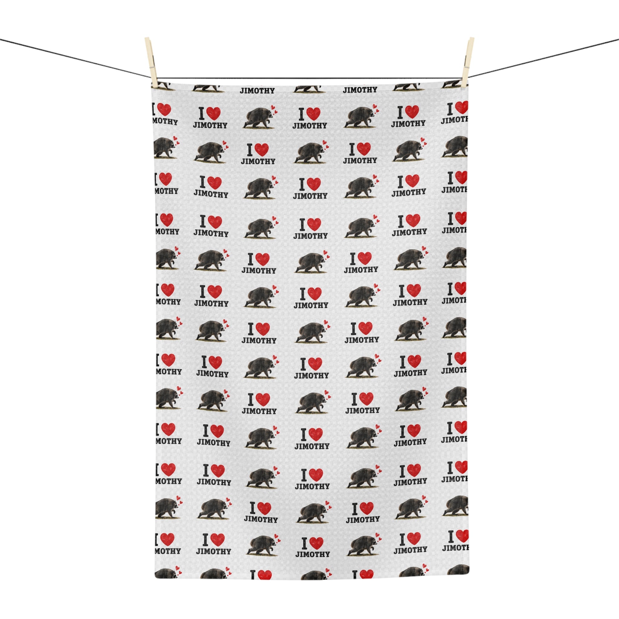 I Love Jimothy Microfiber Tea Towel — Cute Southwestern Kitchen Towel
