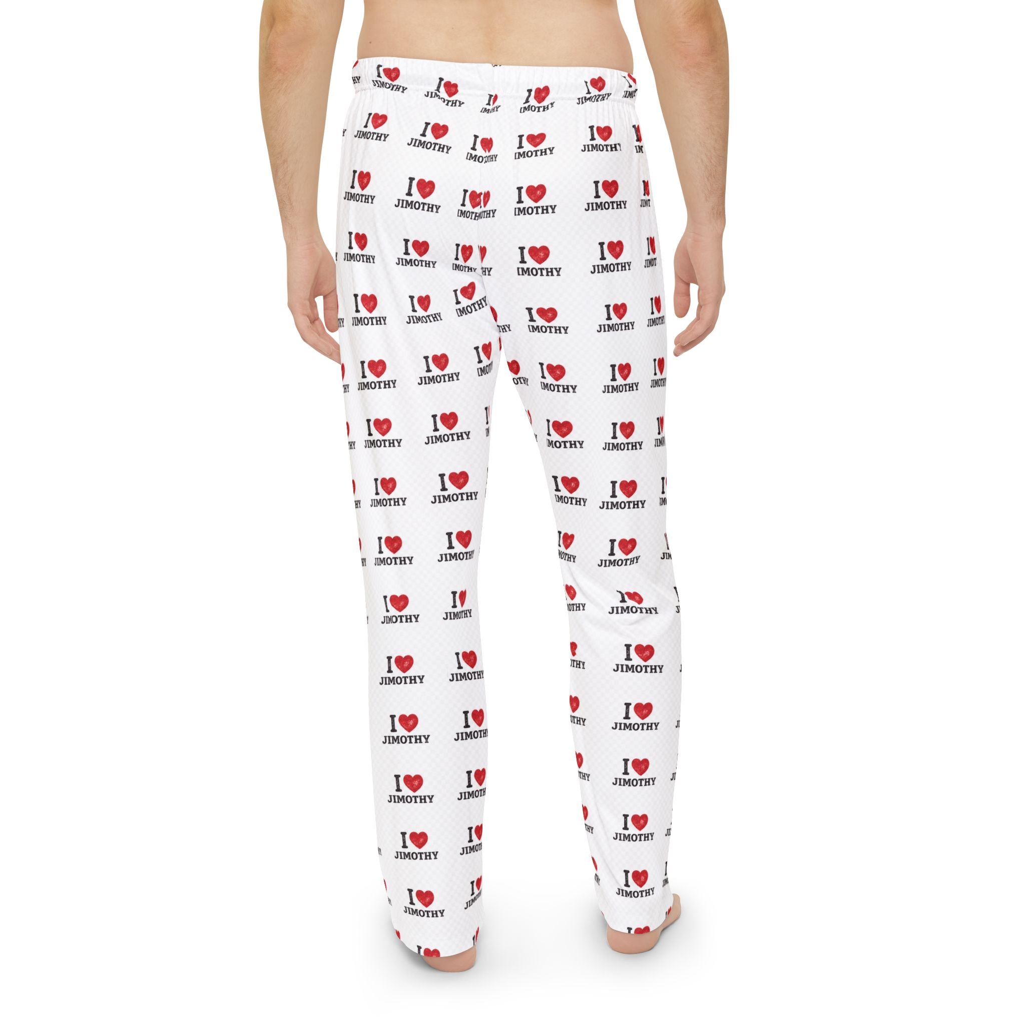 I Heart Jimothy Seattle's Famous Racoon- Men's Pajama Pants — All-Over Print Cozy Lounge Pajamas