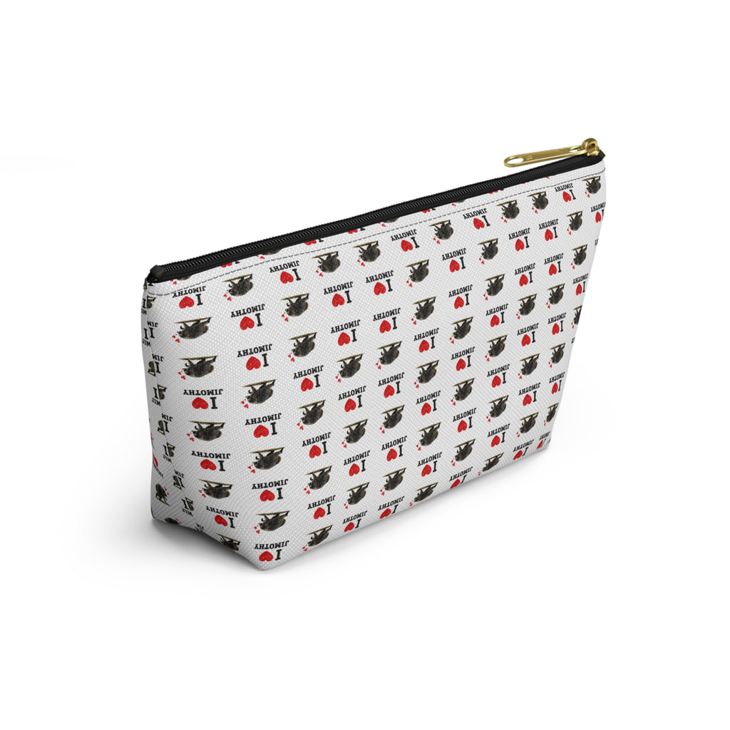 I Love Jimothy Image Accessory Pouch — T‑Bottom Cosmetic Bag