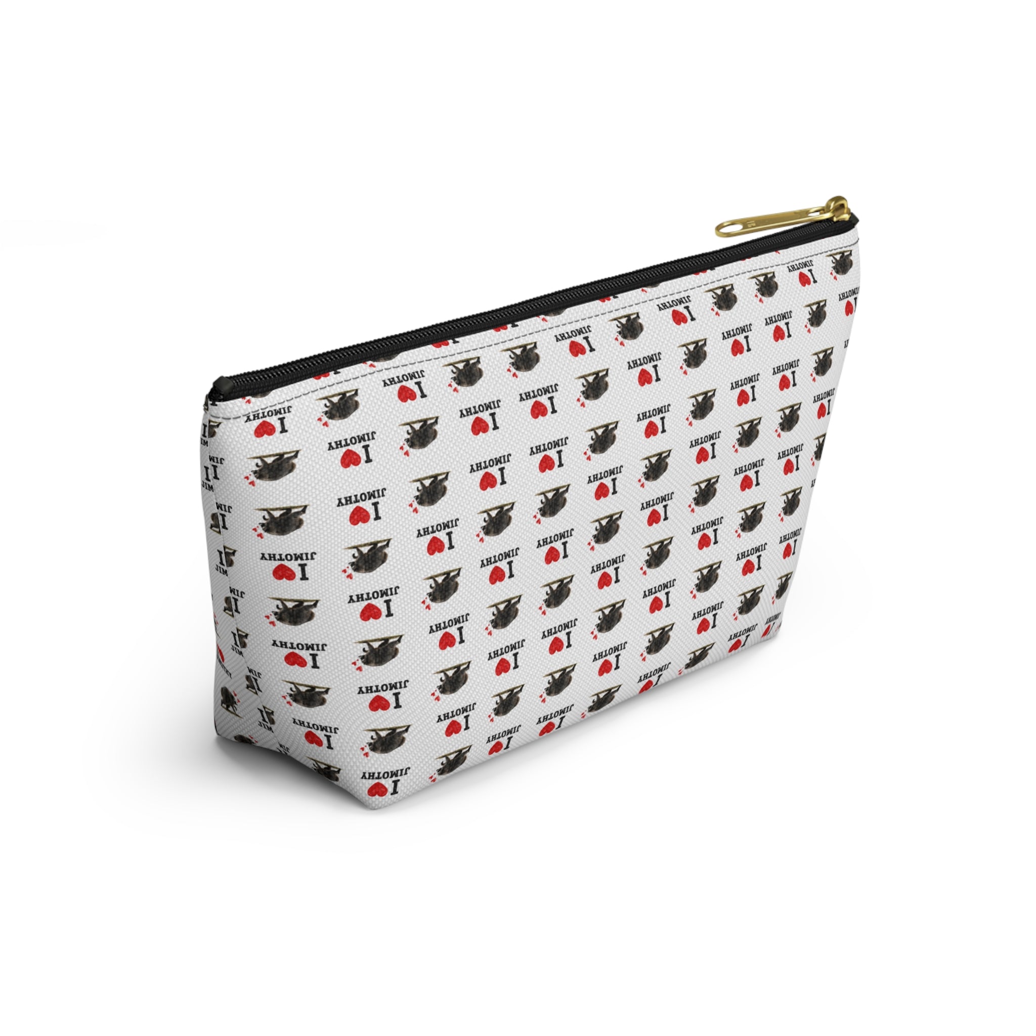 I Love Jimothy Image Accessory Pouch — T‑Bottom Cosmetic Bag