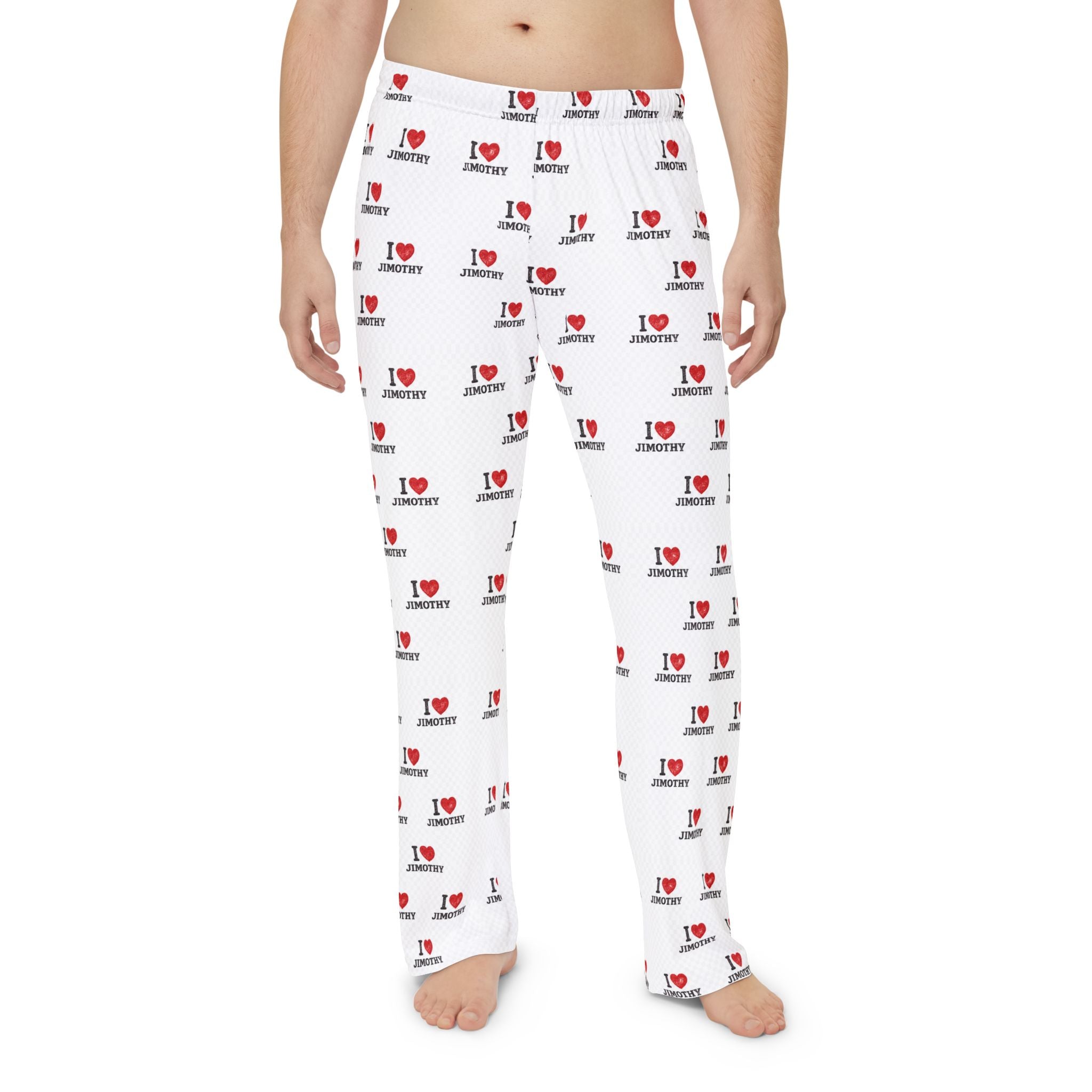 I Heart January Men's Pajama Pants — All-Over Print Cozy Lounge Pajamas
