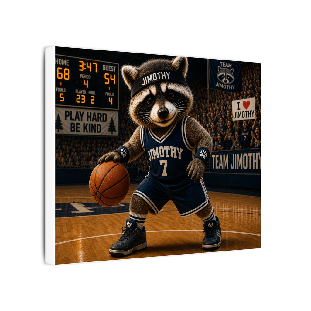 Team Jimothy Basketball Canvas — Personalized 'Jimothy' Team Sports Wall Art