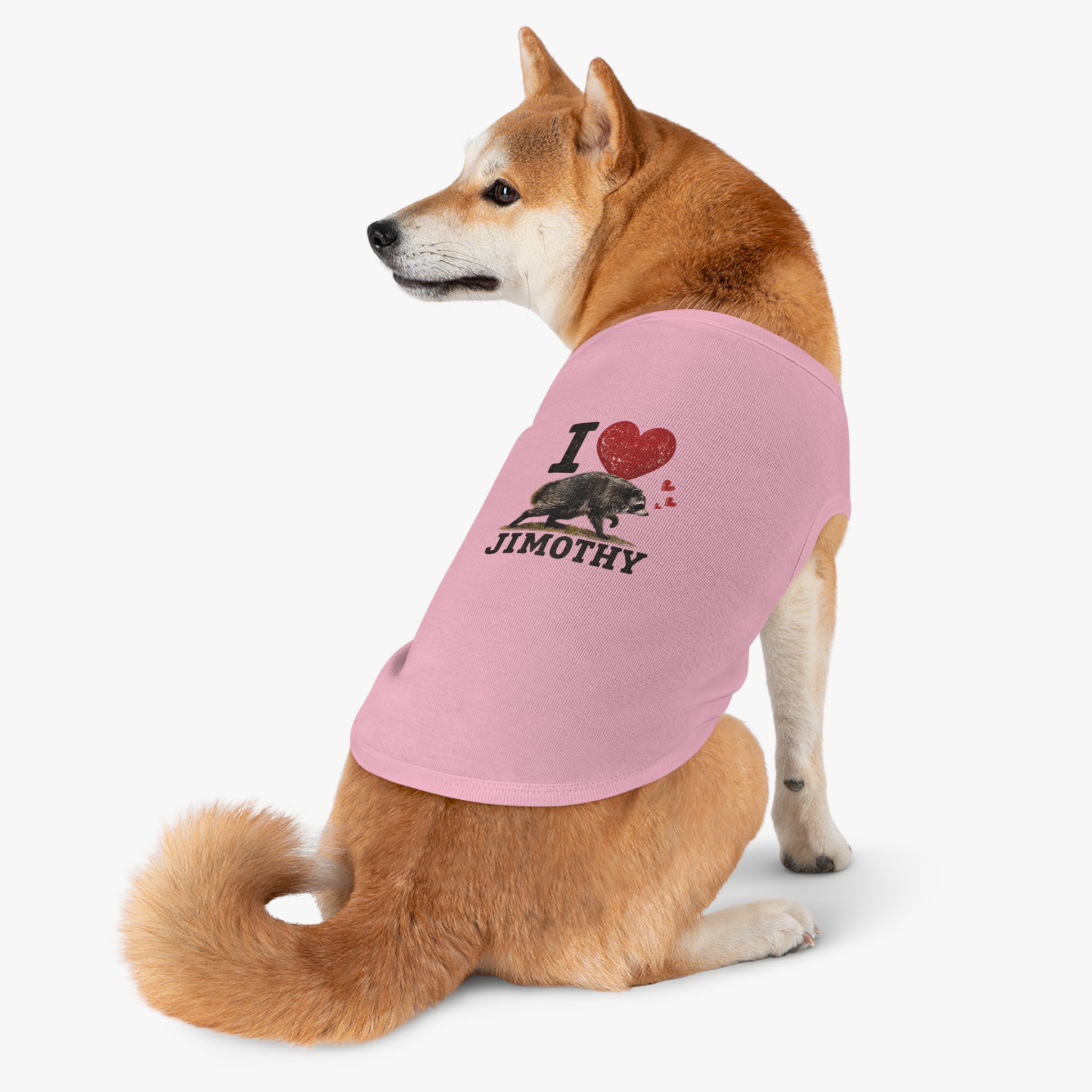 Dog Love Tank Top — I Love Jimothy Pet Shirt