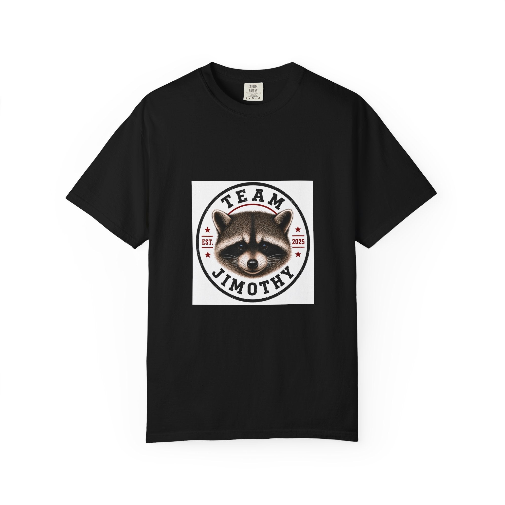 Team Jimothy T-Shirt — Cute Raccoon Logo Tee