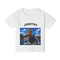 Toddler T-Shirt — 'Jimothy Whale Adventures- Mischief in the PNW" Back