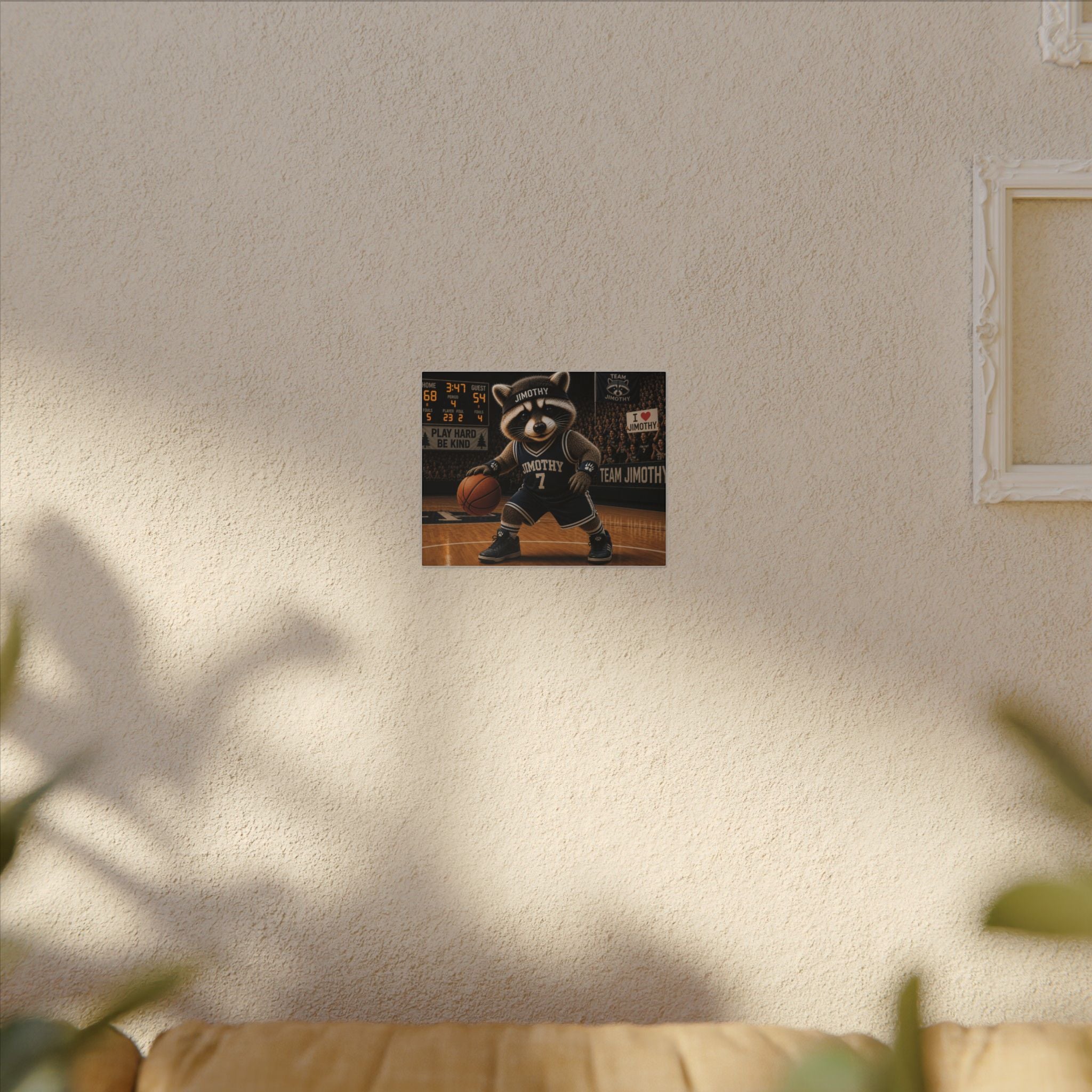 Team Jimothy Basketball Canvas — Personalized 'Jimothy' Team Sports Wall Art