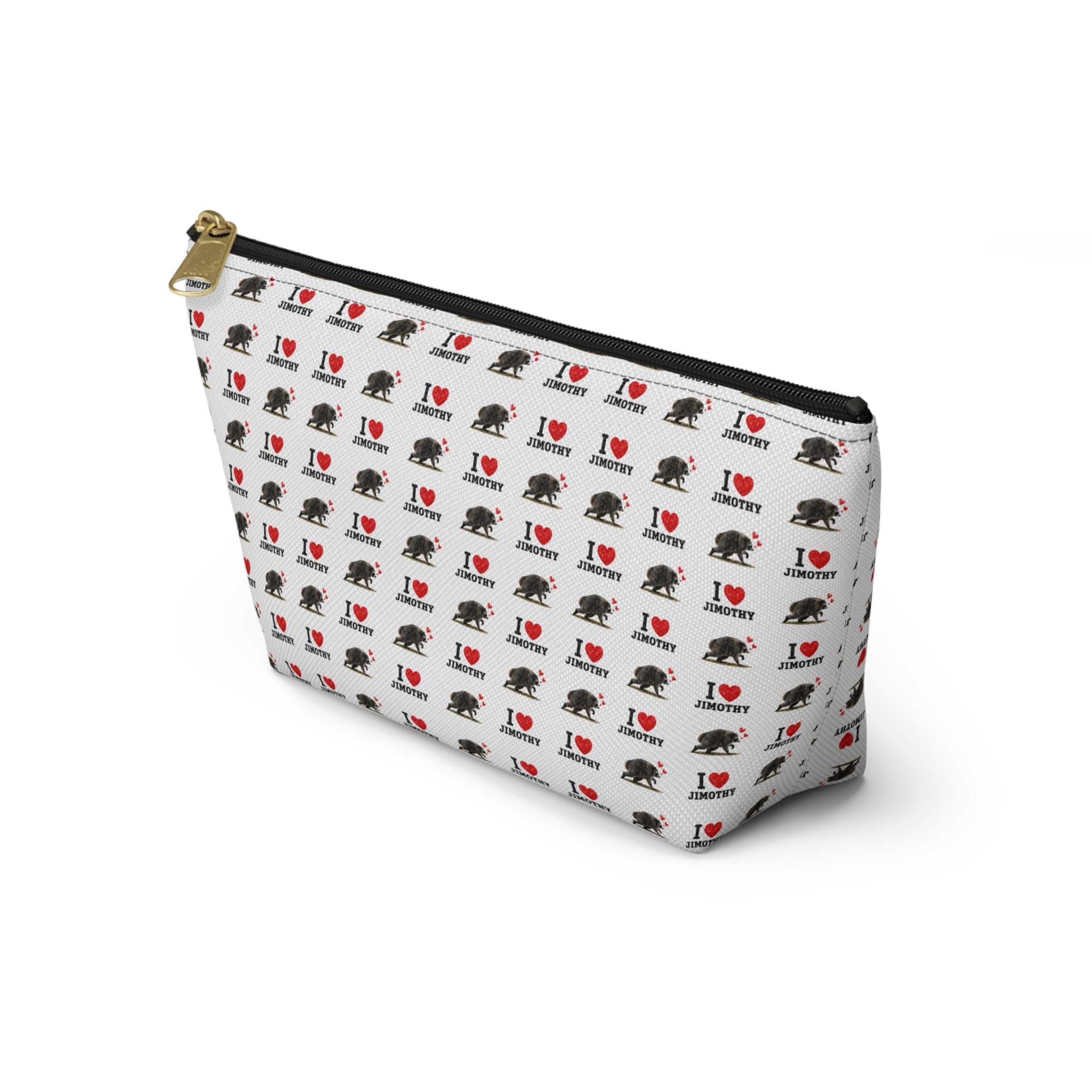 I Love Jimothy Image Accessory Pouch — T‑Bottom Cosmetic Bag