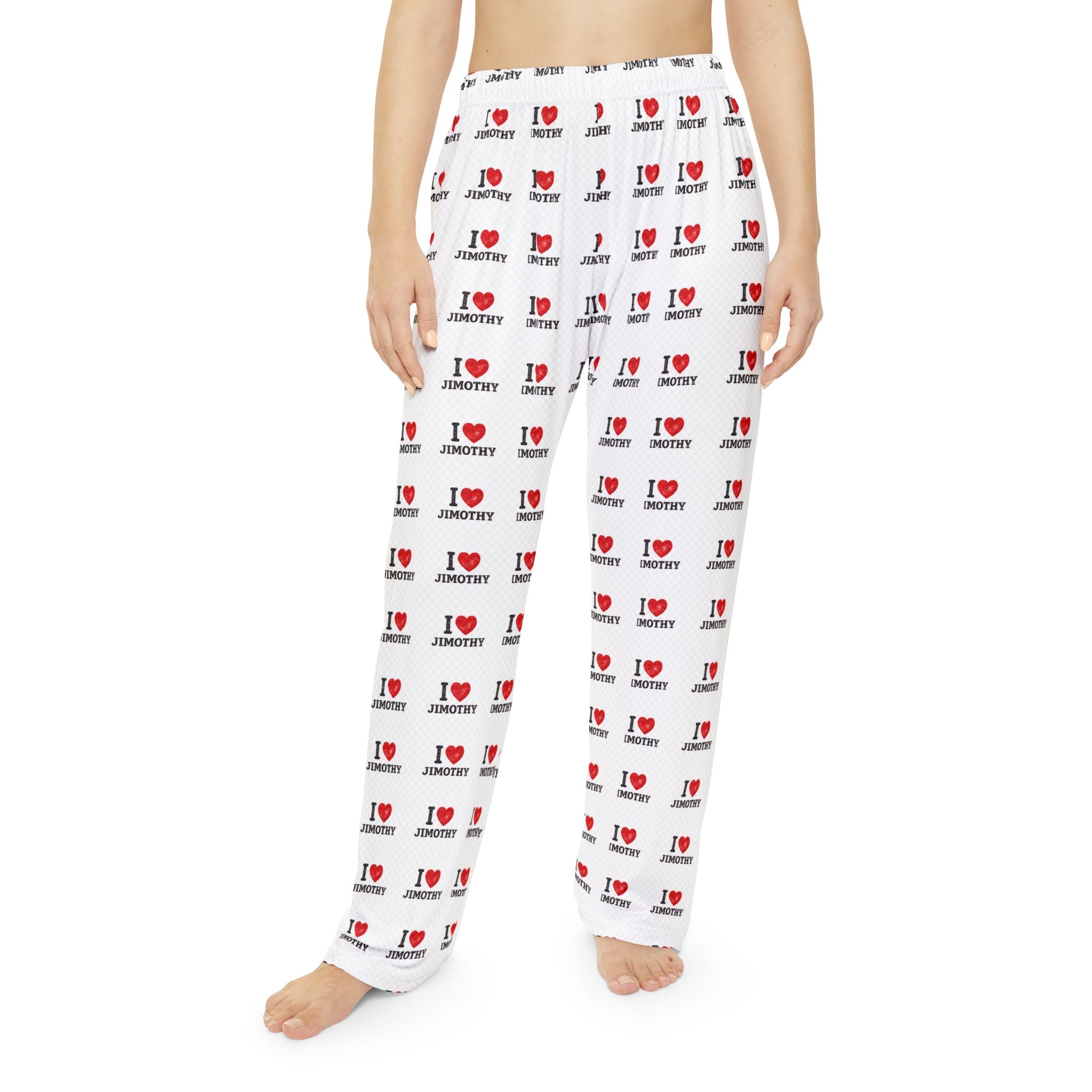 I  Jimothy Repeat Pattern Pajama Pants — Women's Cozy Lounge Sleepwear
