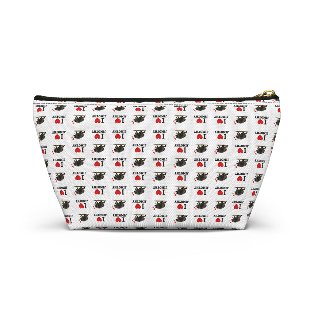 I Love Jimothy Image Accessory Pouch — T‑Bottom Cosmetic Bag