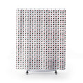 I Love Jimothy Shower Curtain — Cute Repeating 'I Love Jimothy'  Pattern for Bathroom Decor