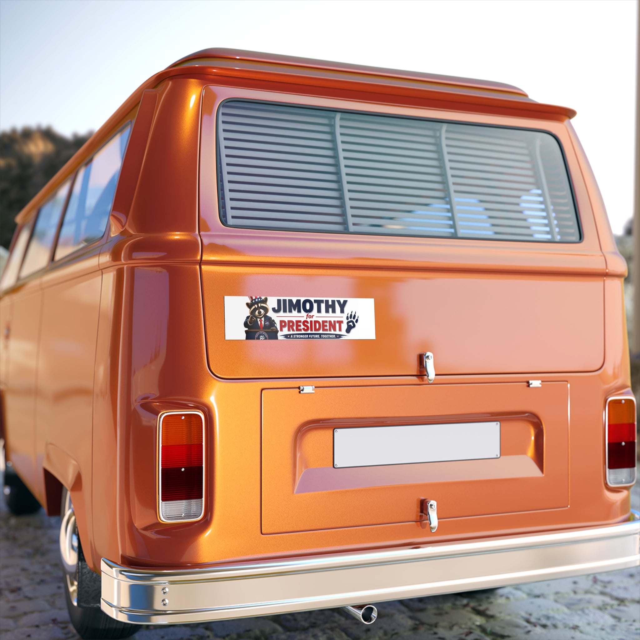 Jimothy for President Bumper Sticker — Patriotic Campaign Car Decal