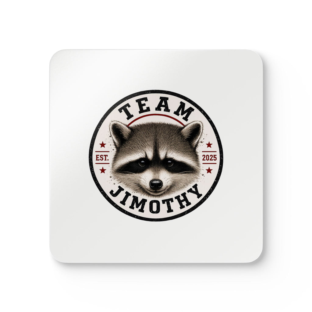 Raccoon 'Team Jimothy' Coaster Set (4)