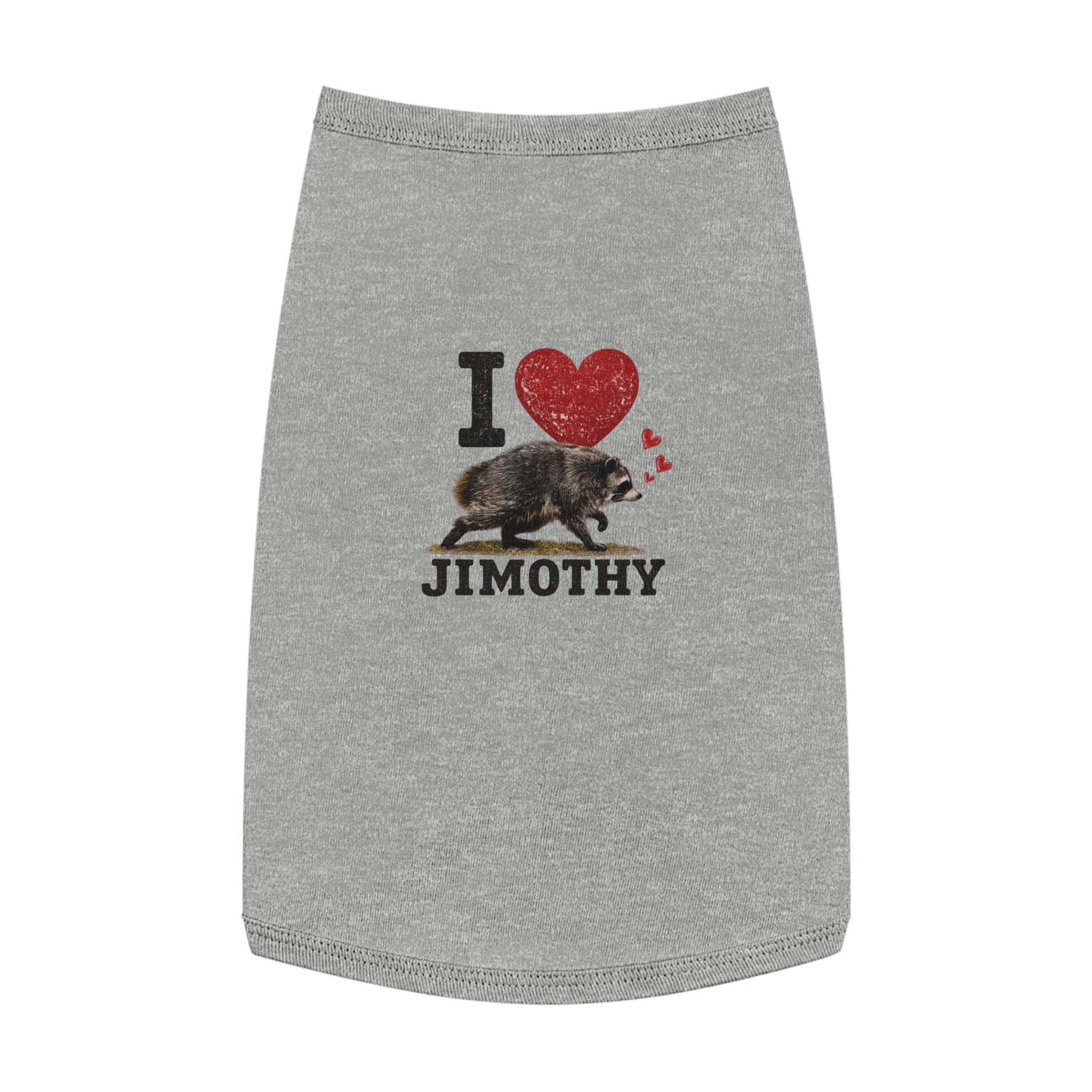 Dog Love Tank Top — I Love Jimothy Pet Shirt