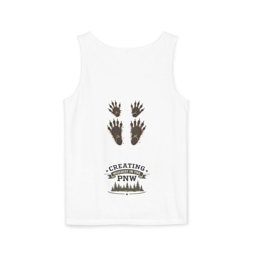 Team Jimothy Raccoon Tank Top — 'Creating in the PNW' Outdoor Graphic Tank