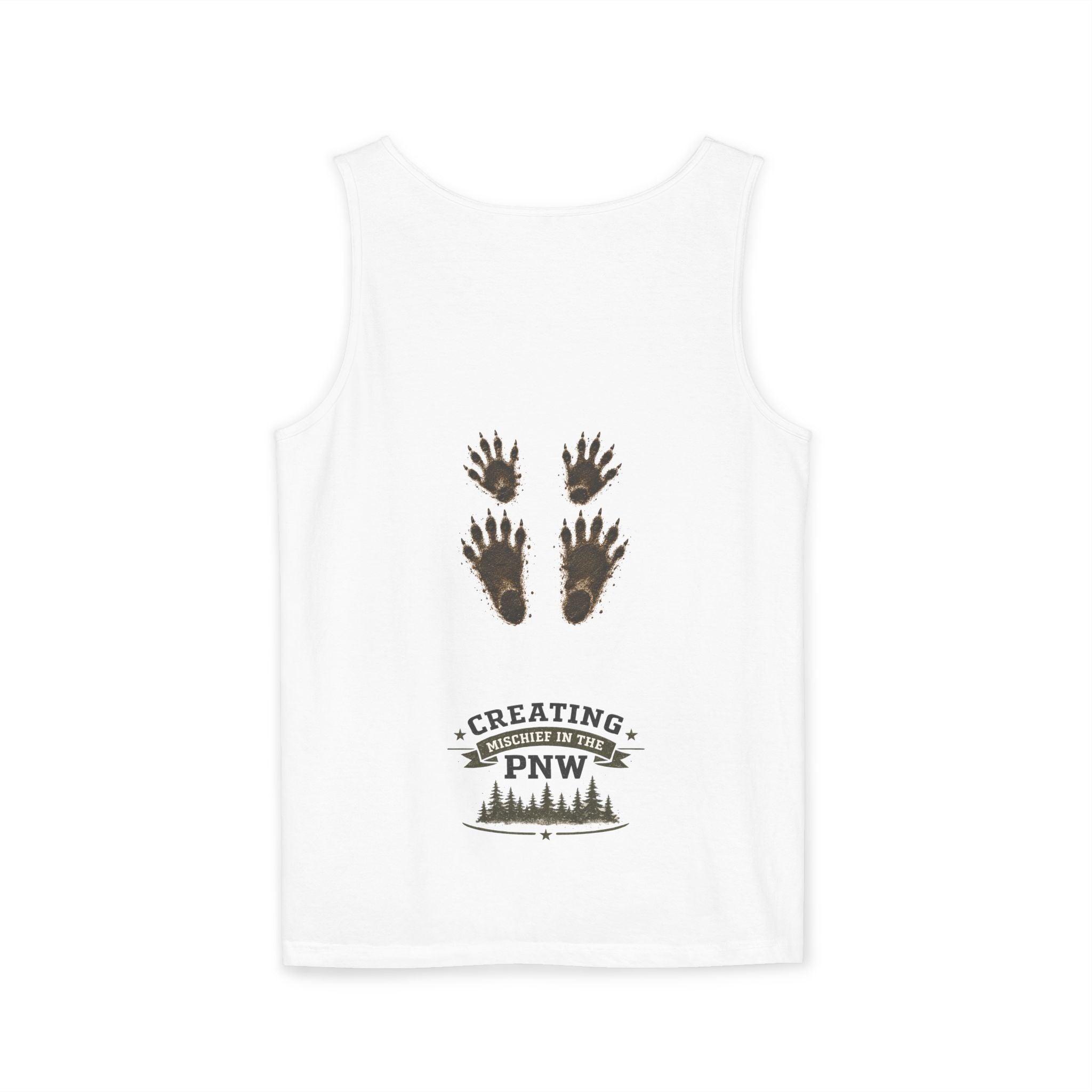 Team Jimothy Raccoon Tank Top — 'Creating in the PNW' Outdoor Graphic Tank