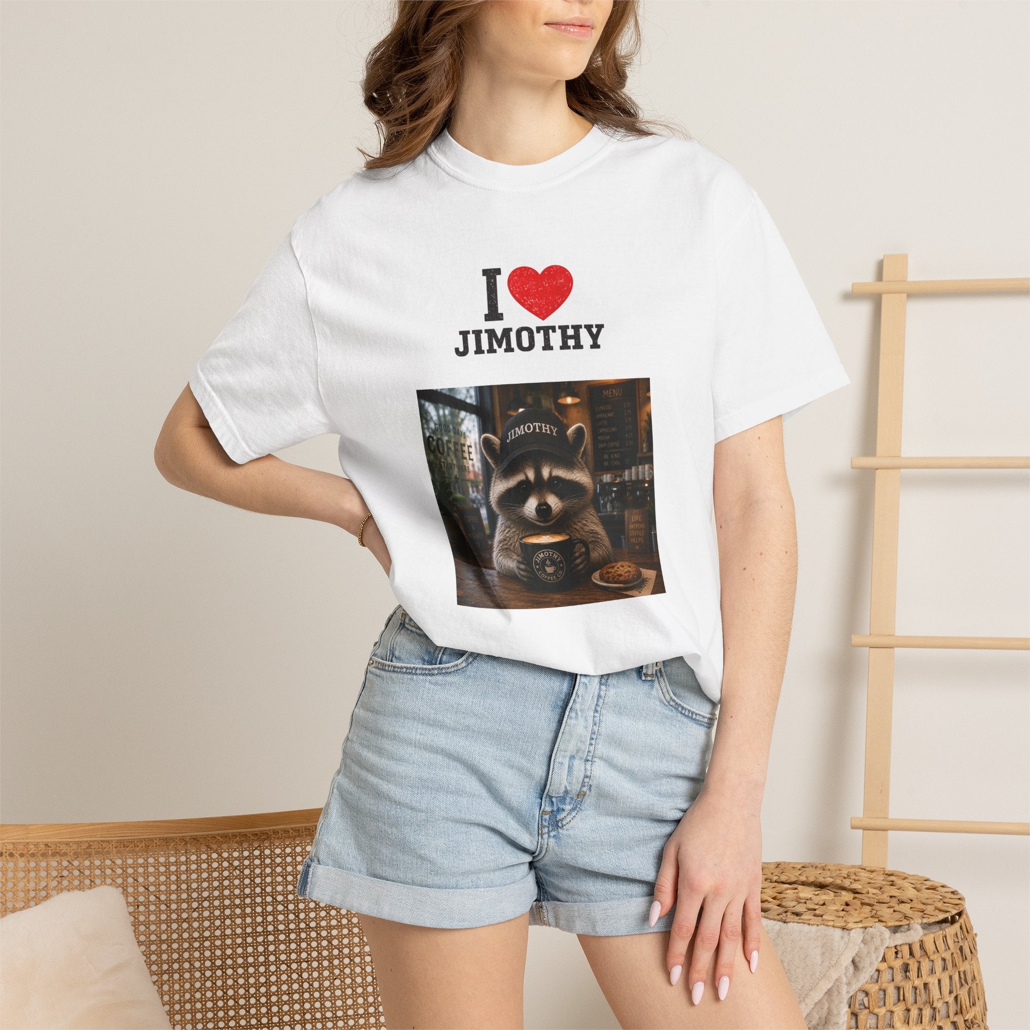 I  Jimothy Raccoon Coffee T-Shirt
