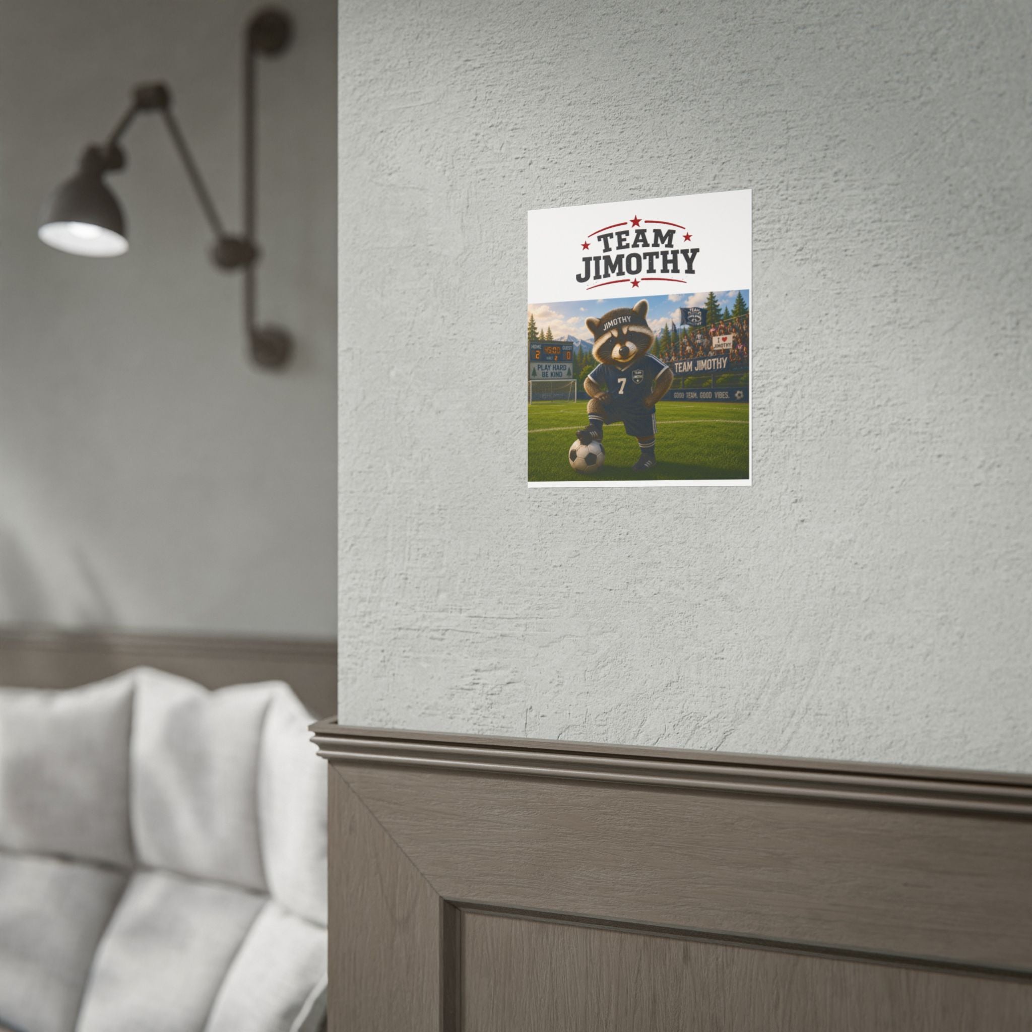 Team Jimothy Soccer Poster – Personalized Rolled Soccer Wall Art