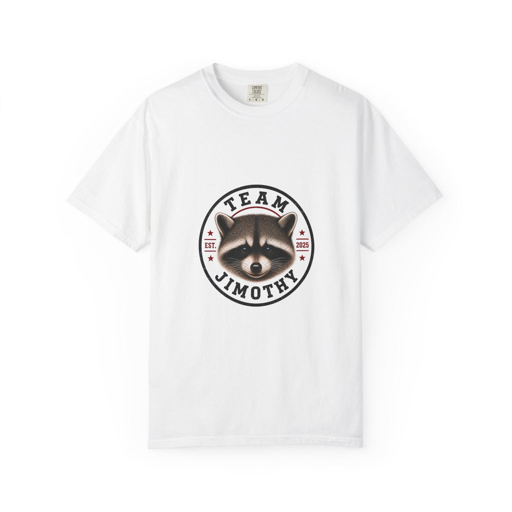 Team Jimothy T-Shirt — Cute Raccoon Logo Tee