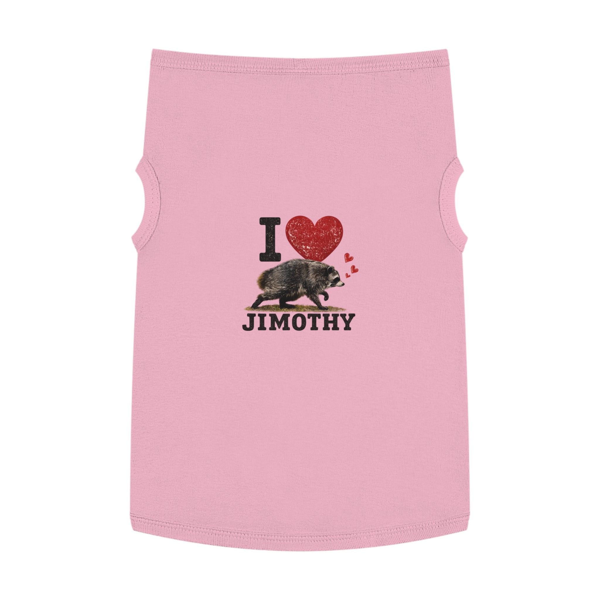 Dog Love Tank Top — I Love Jimothy Pet Shirt
