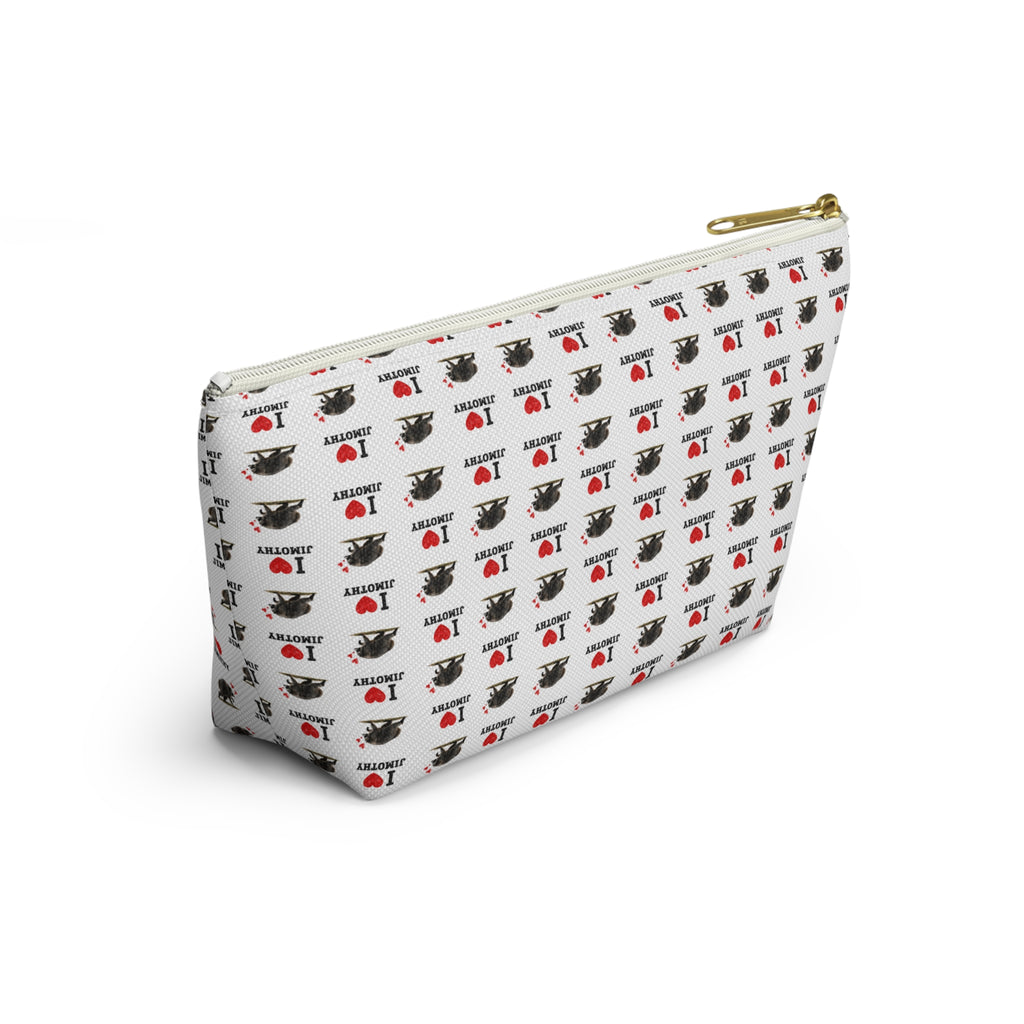I Love Jimothy Image Accessory Pouch — T‑Bottom Cosmetic Bag