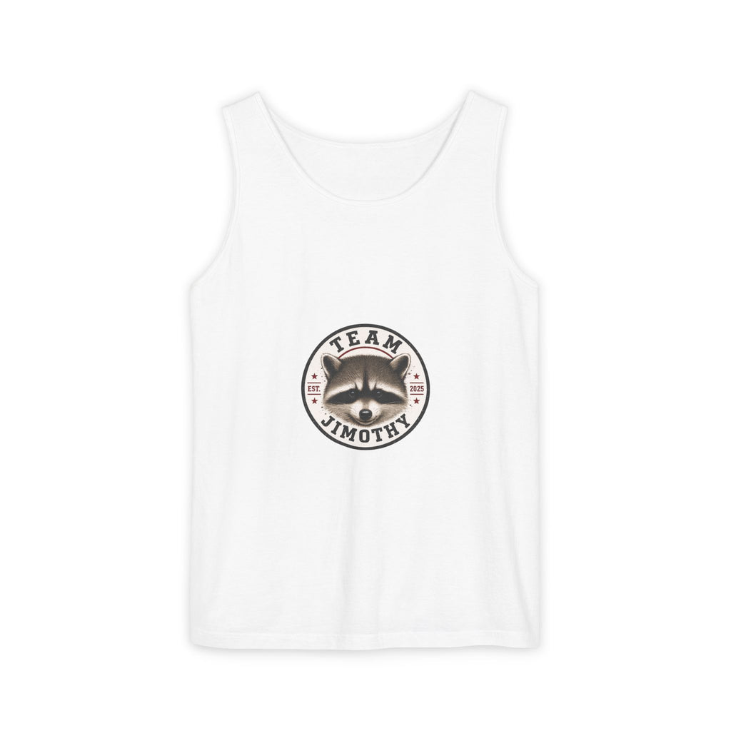 Team Jimothy Raccoon Tank Top — 'Creating in the PNW' Outdoor Graphic Tank