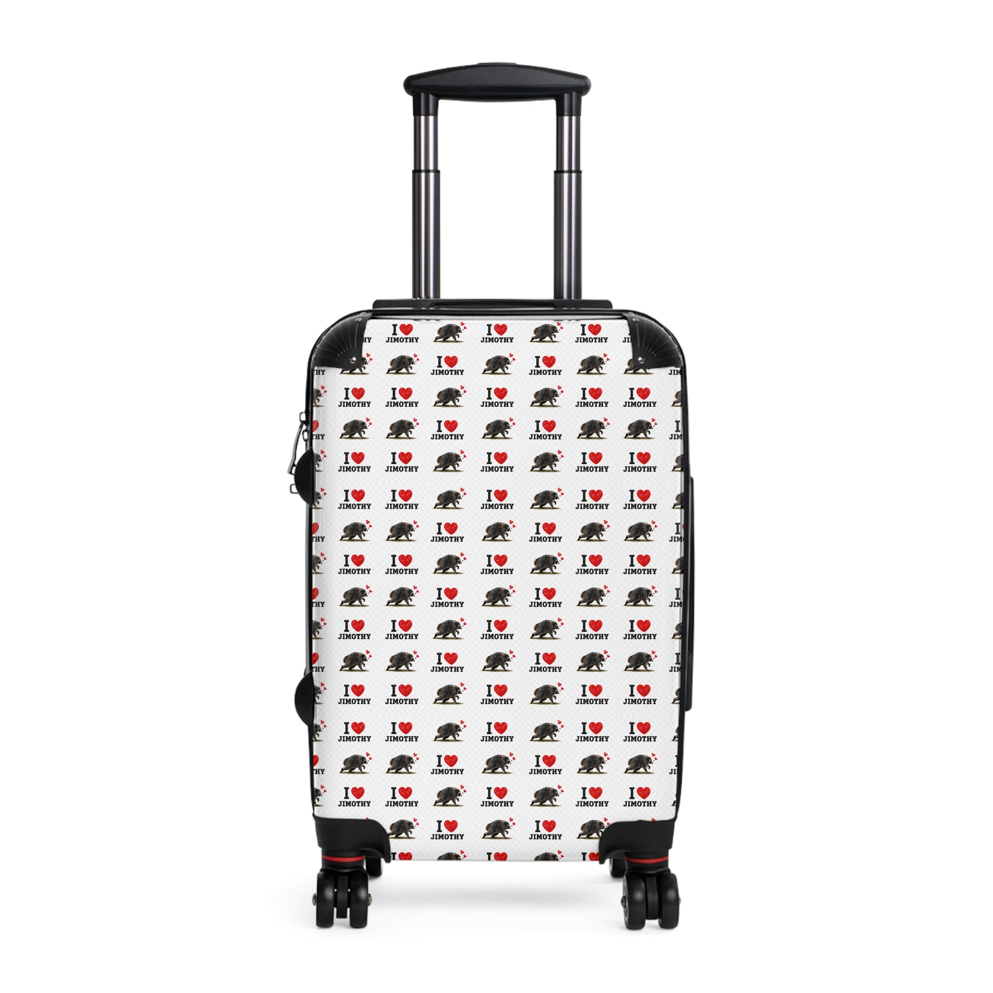 I Love Jimothy Travel Suitcase Cover — Patterned Luggage Protector for Frequent Flyers