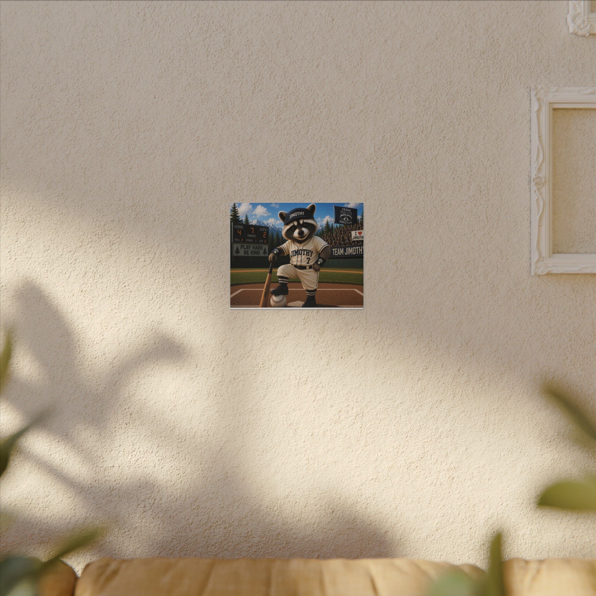 Team Jimothy Baseball  Canvas — 'Jimothy' Team Wall Art