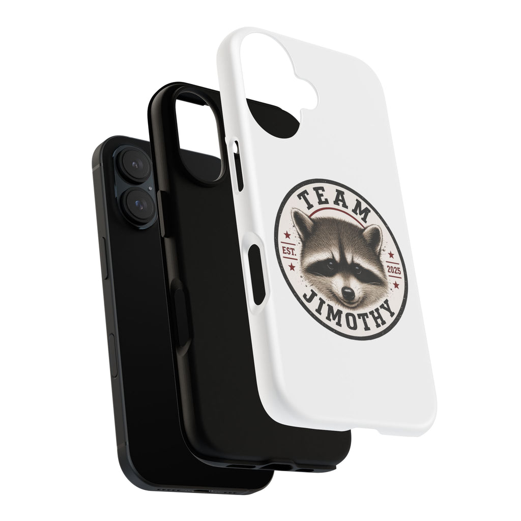 Team Jimothy Raccoon Phone Case — Cute Mascot Protective Cover