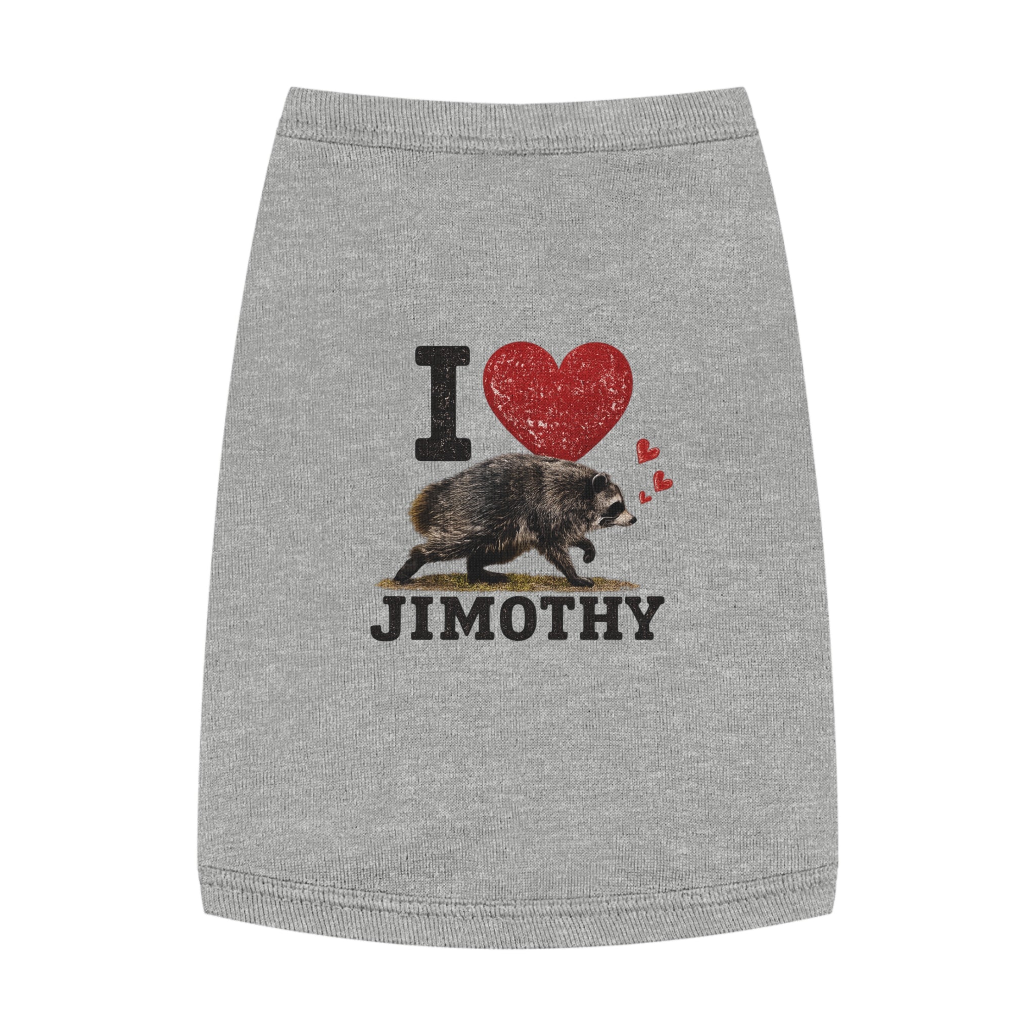 Dog Love Tank Top — I Love Jimothy Pet Shirt
