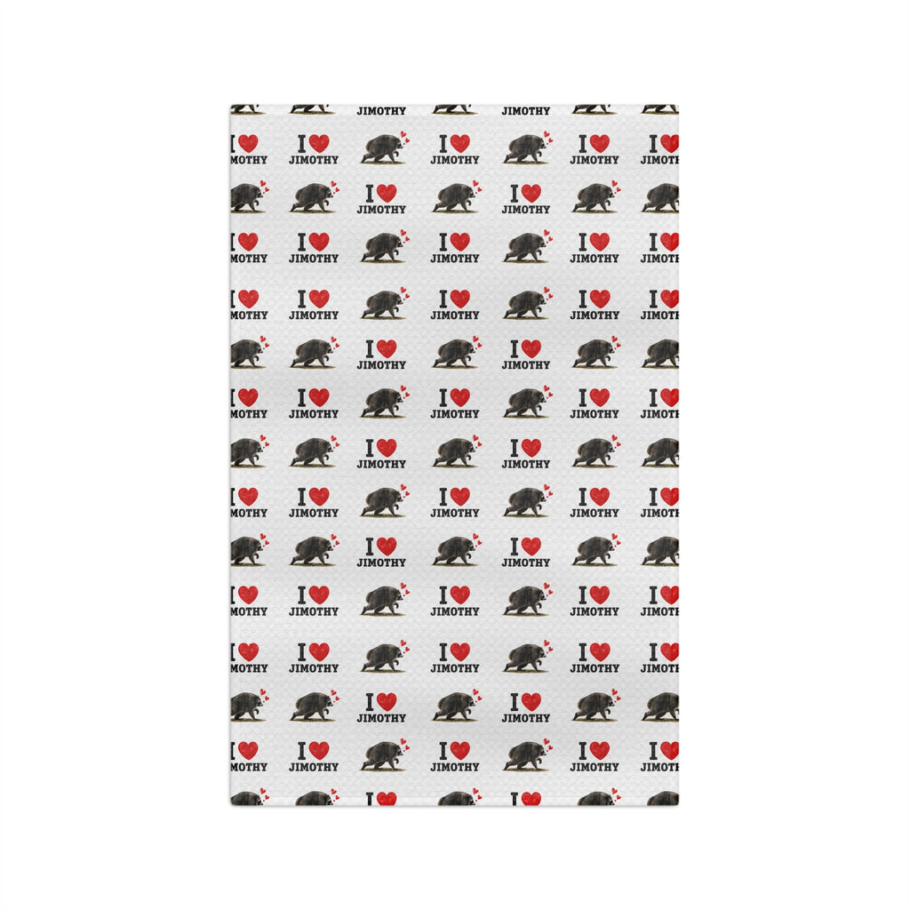 I Love Jimothy Microfiber Tea Towel — Cute Southwestern Kitchen Towel