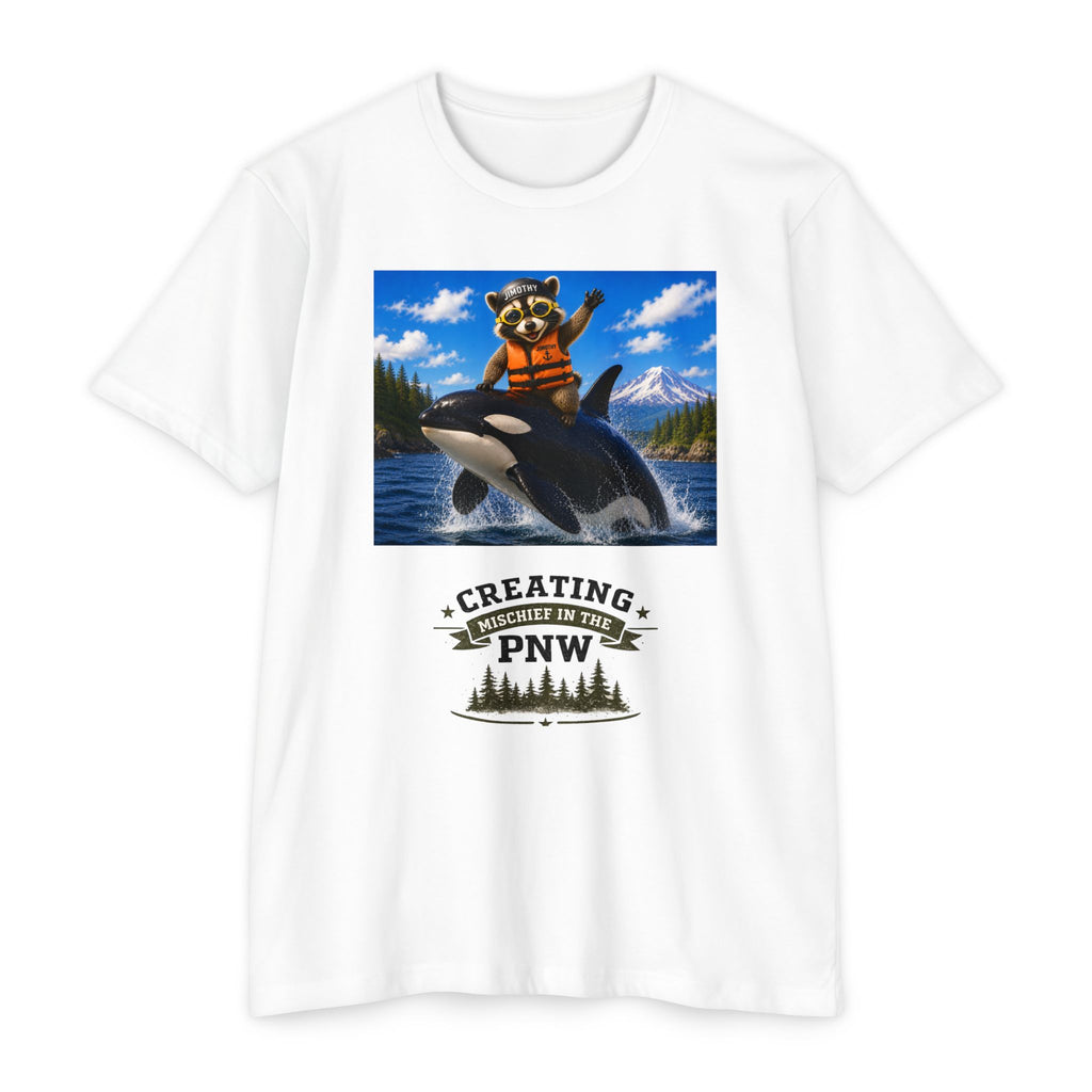 Creating Mischief in the PNW T-Shirt — Jimothy Whale Adventures Northwest Tee