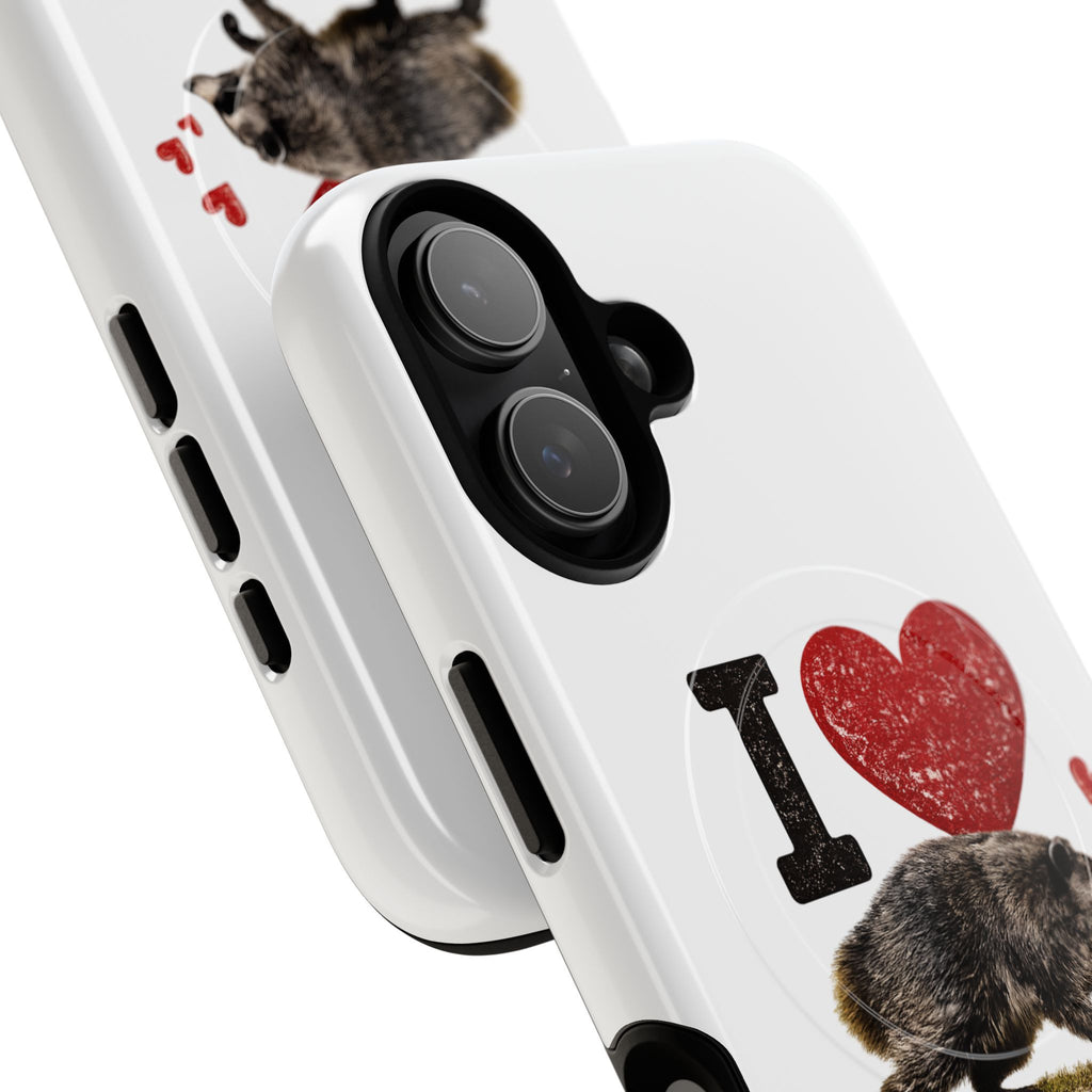 Phone Case — I  Jimothy Raccoon Tough Magnetic Protective Cover