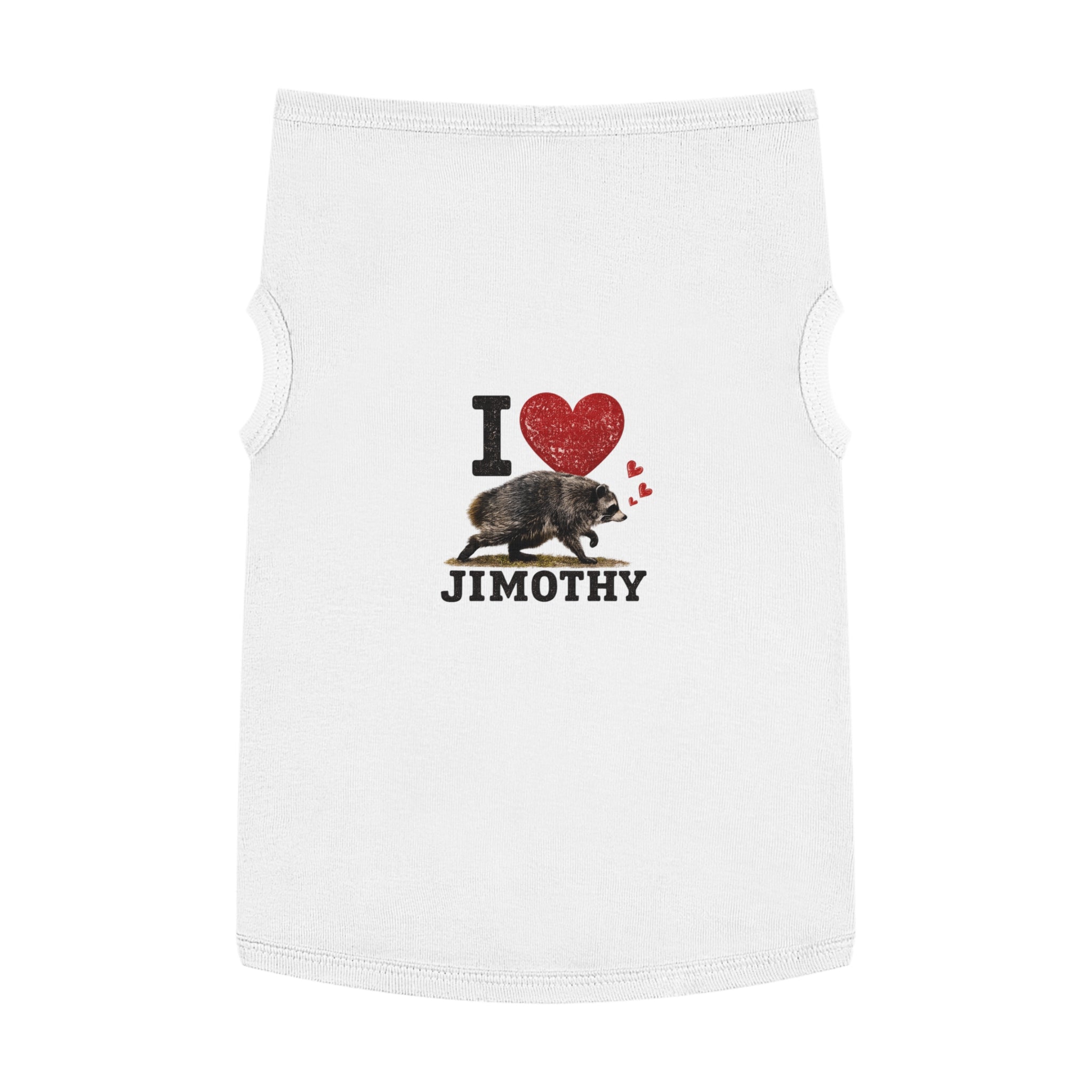 Dog Love Tank Top — I Love Jimothy Pet Shirt