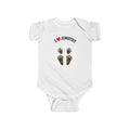 I  Timothy Baby Bodysuit with Handprint Keepsake — Infant Onesie