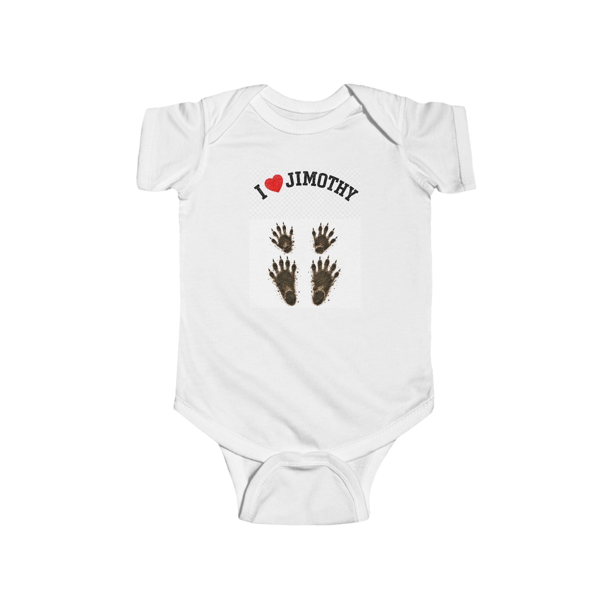 I  Timothy Baby Bodysuit with Handprint Keepsake — Infant Onesie