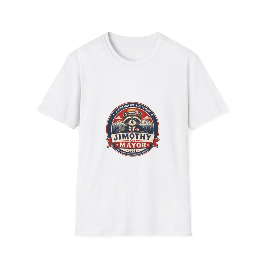 “Jimothy for Mayor” T-Shirt — Cute Political Novelty Tee