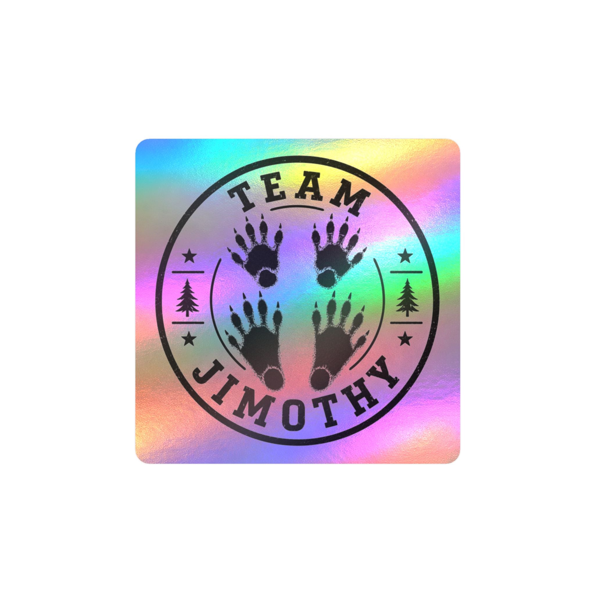 Team Jimothy Feet Vinyl Sticker — Kiss-Cut Decal for Cars, Laptops & Glass