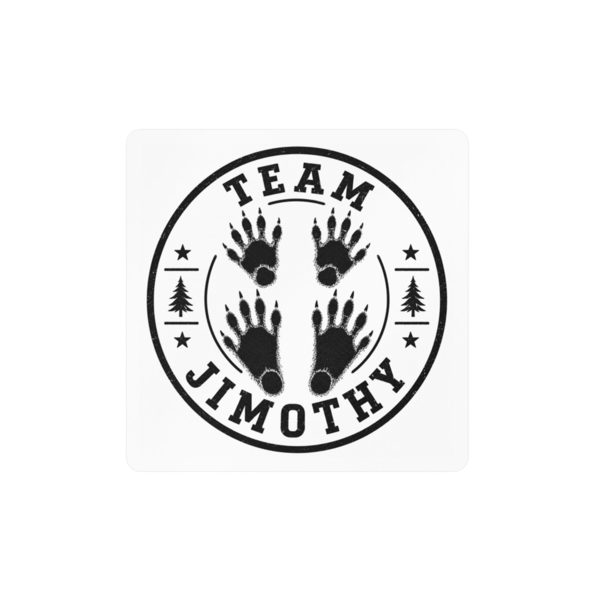 Team Jimothy Feet Vinyl Sticker — Kiss-Cut Decal for Cars, Laptops & Glass