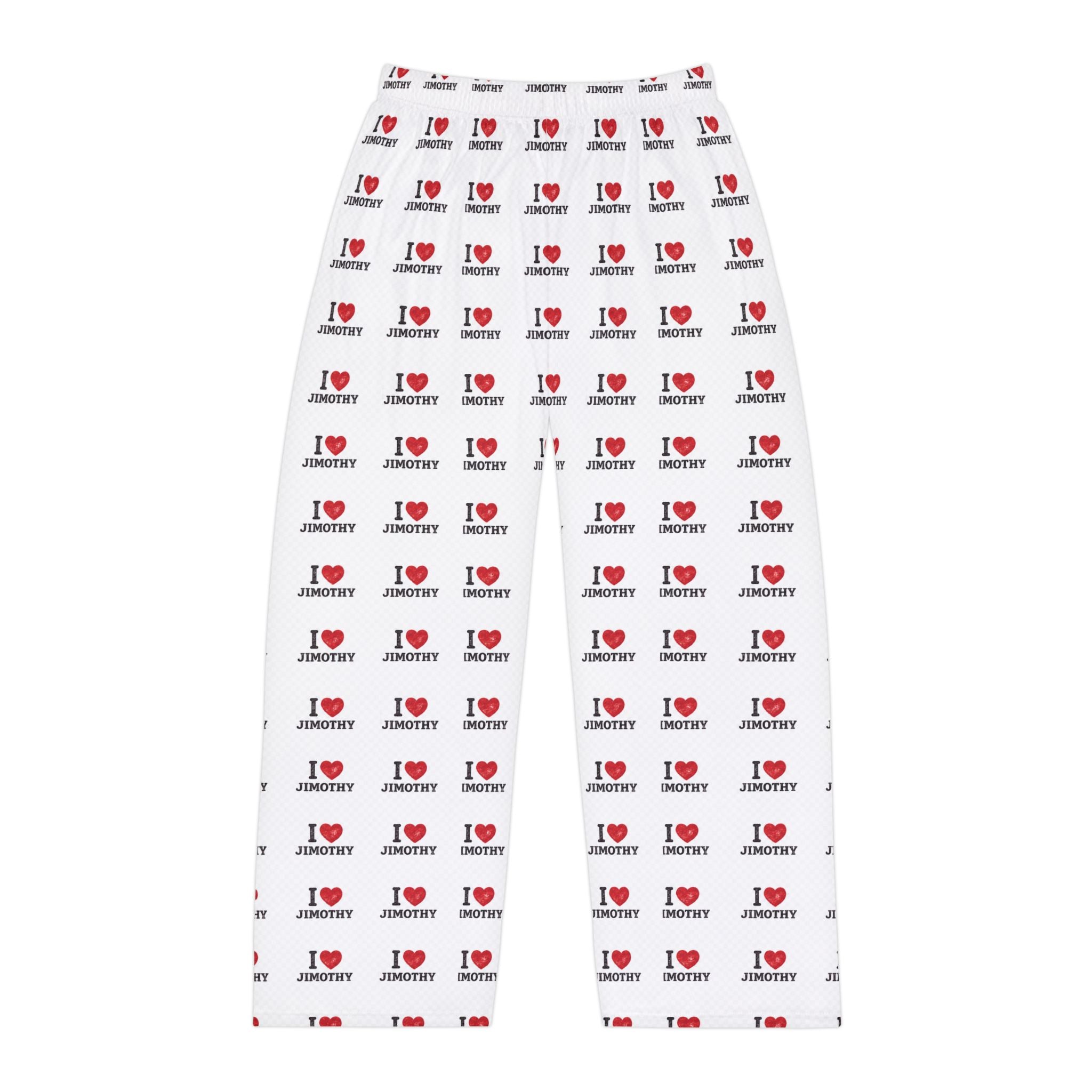 I Heart Jimothy Seattle's Famous Racoon- Men's Pajama Pants — All-Over Print Cozy Lounge Pajamas