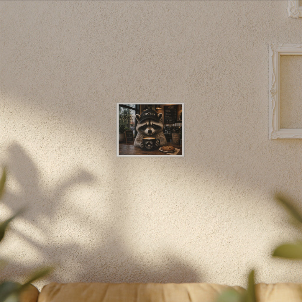 Jimothy Cozy Coffee Canvas — 'Jimothy' Café Wall Art