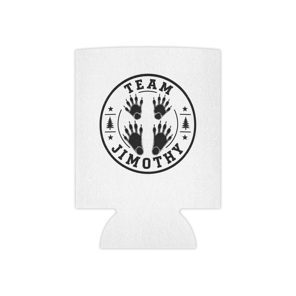 Can Cooler — "Team Jimothy" Raccoon Logo Drink Koozie