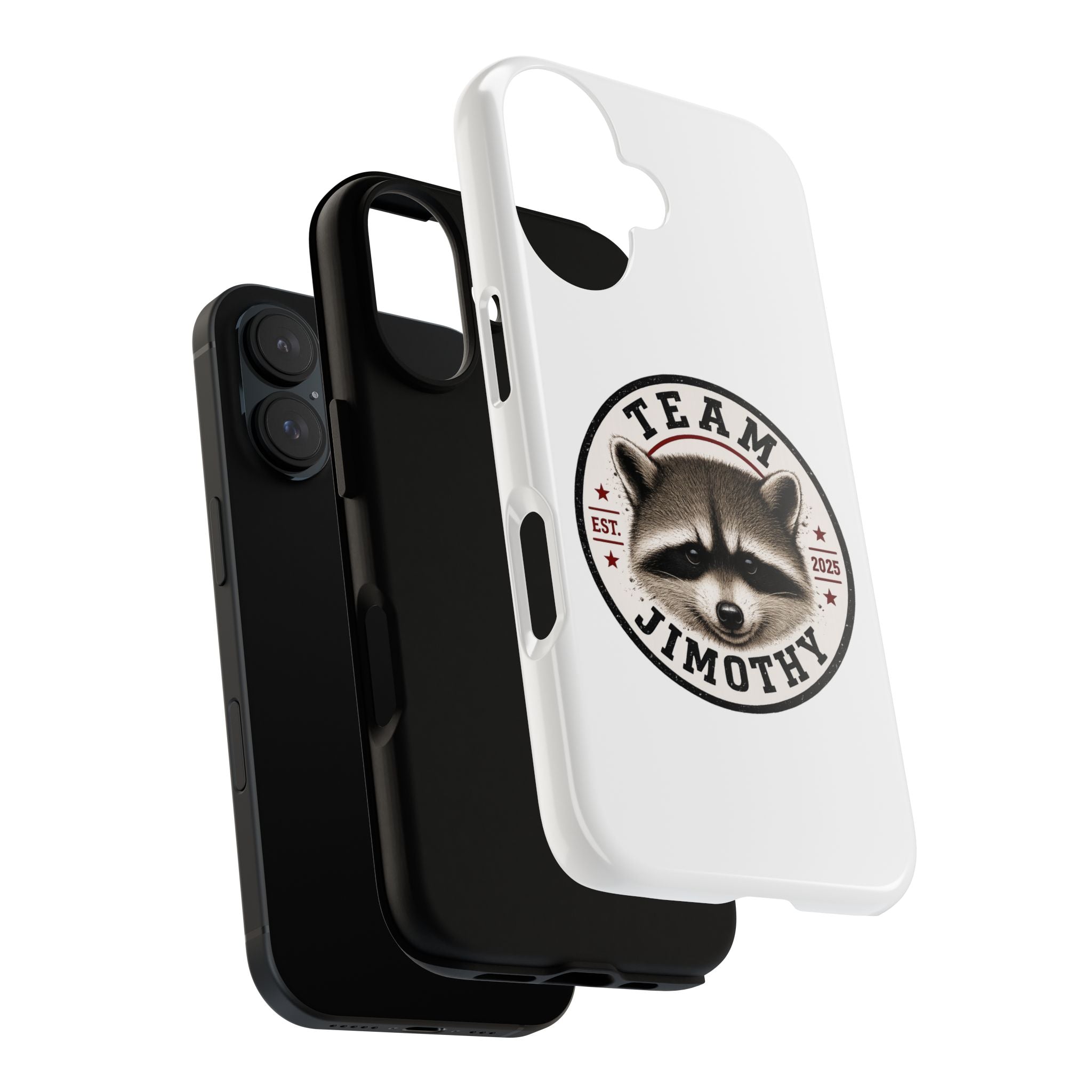 Team Jimothy Raccoon Phone Case — Cute Mascot Protective Cover