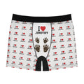 I Heart Jimothy Boxer Briefs — Personalized All-Over-Print Men’s Underwear