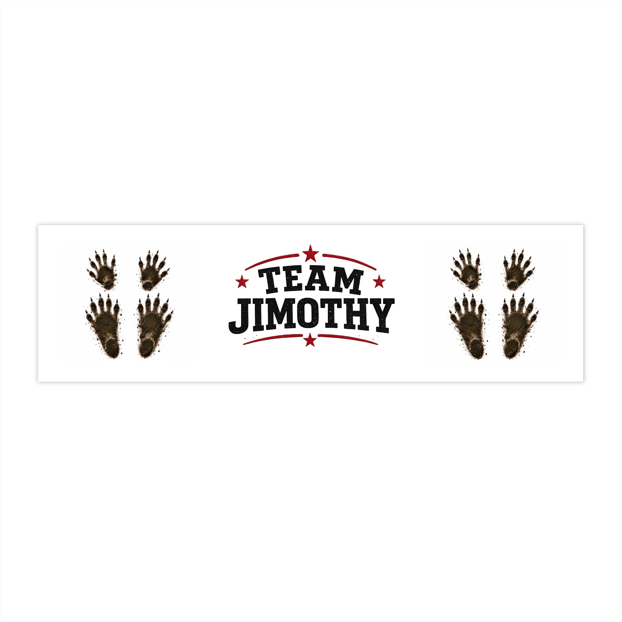 Team Jimothy Bumper Sticker - Political / Campaign Support Decal