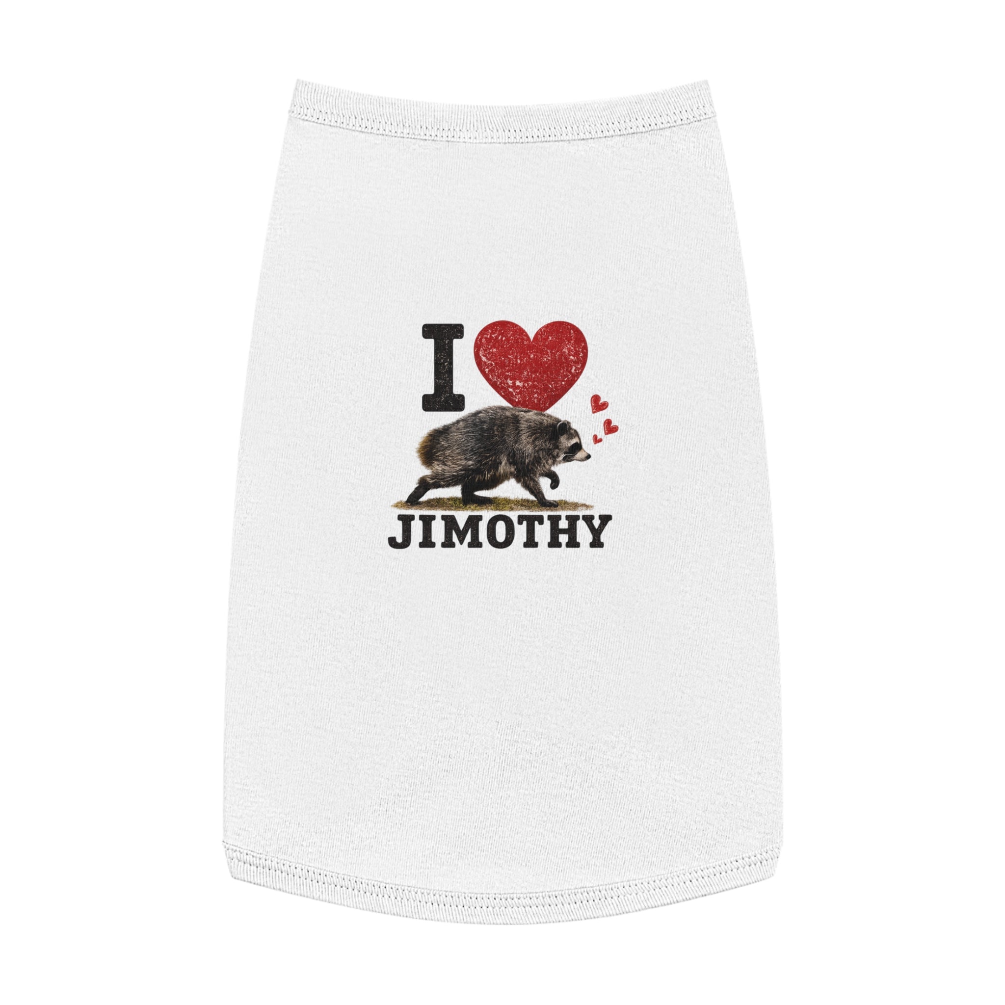 Dog Love Tank Top — I Love Jimothy Pet Shirt