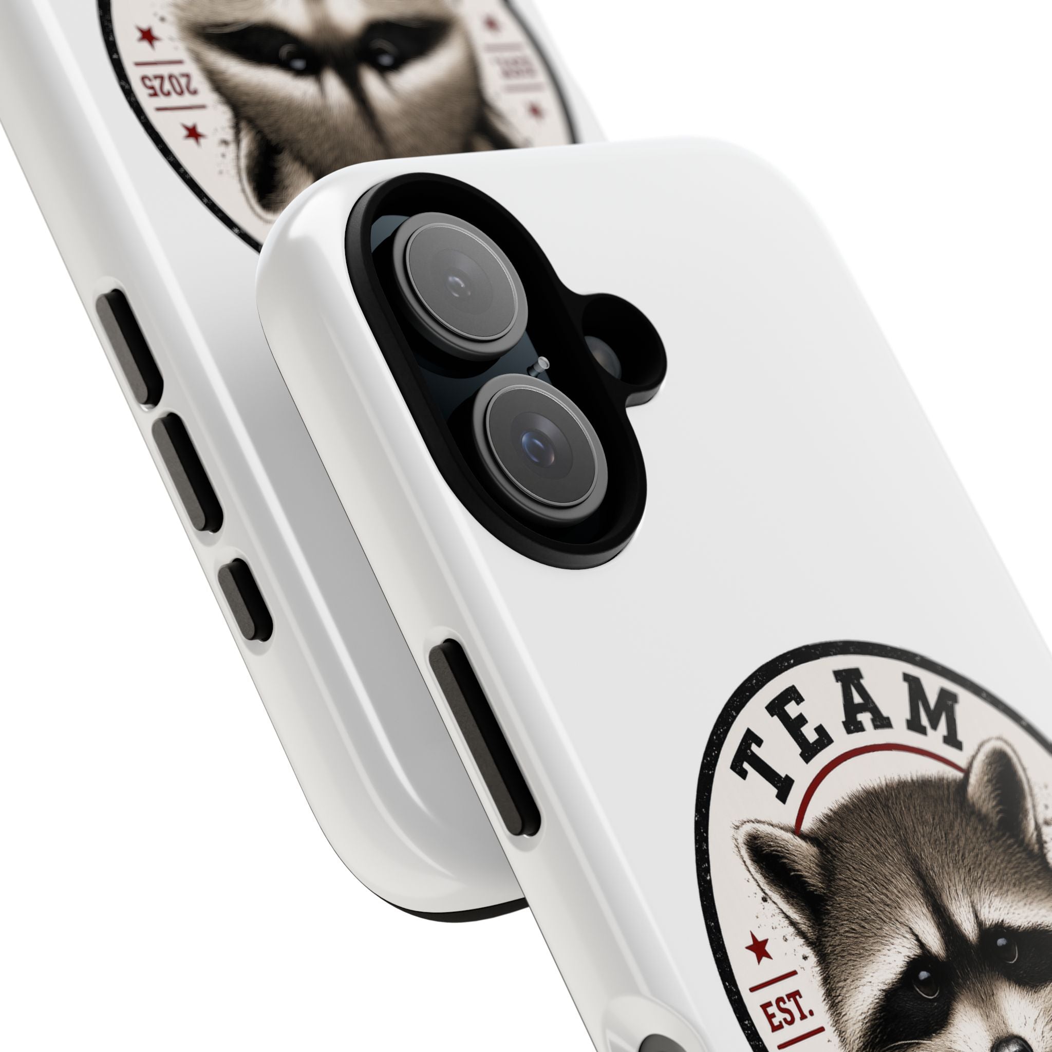 Team Jimothy Raccoon Phone Case — Cute Mascot Protective Cover