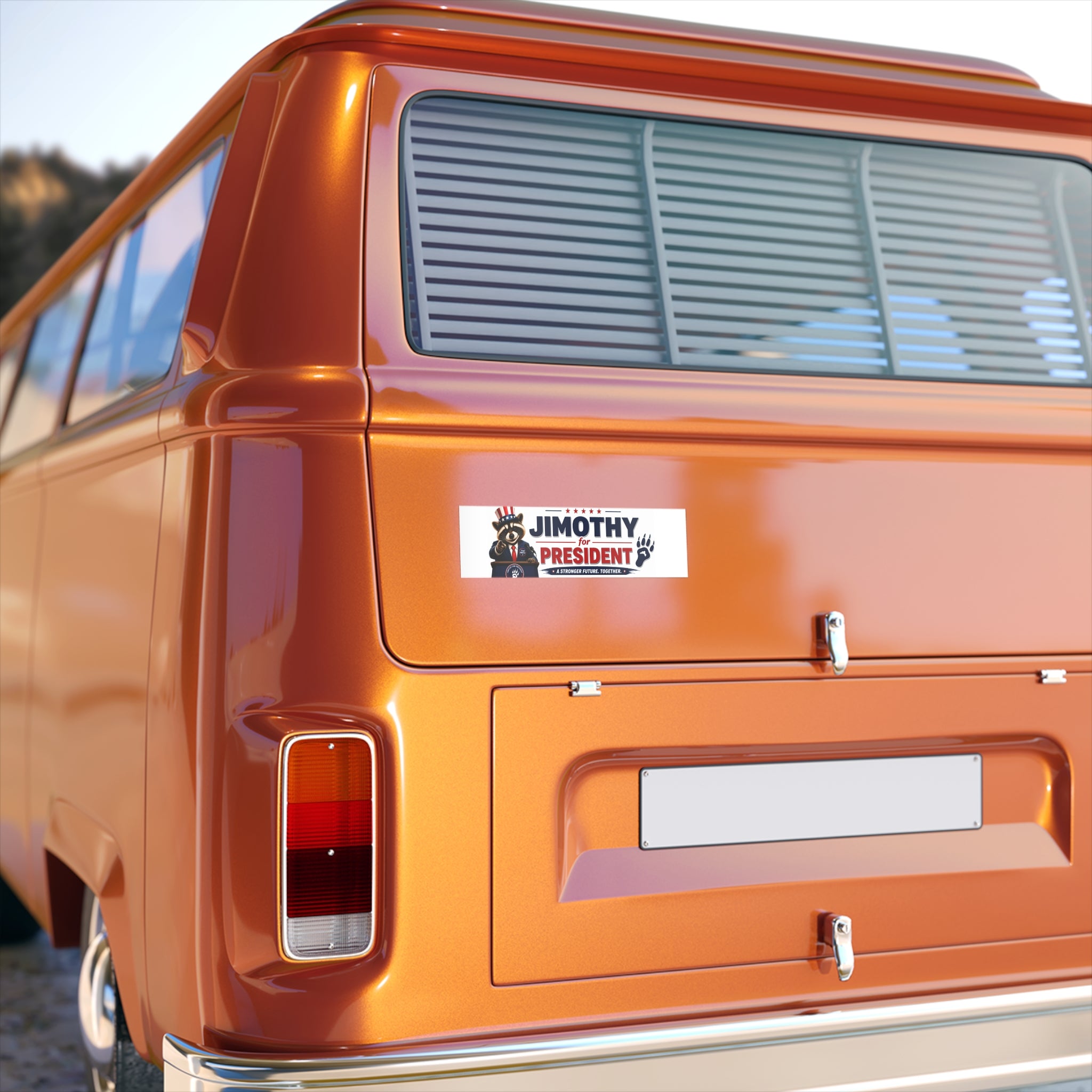 Jimothy for President Bumper Sticker — Patriotic Campaign Car Decal