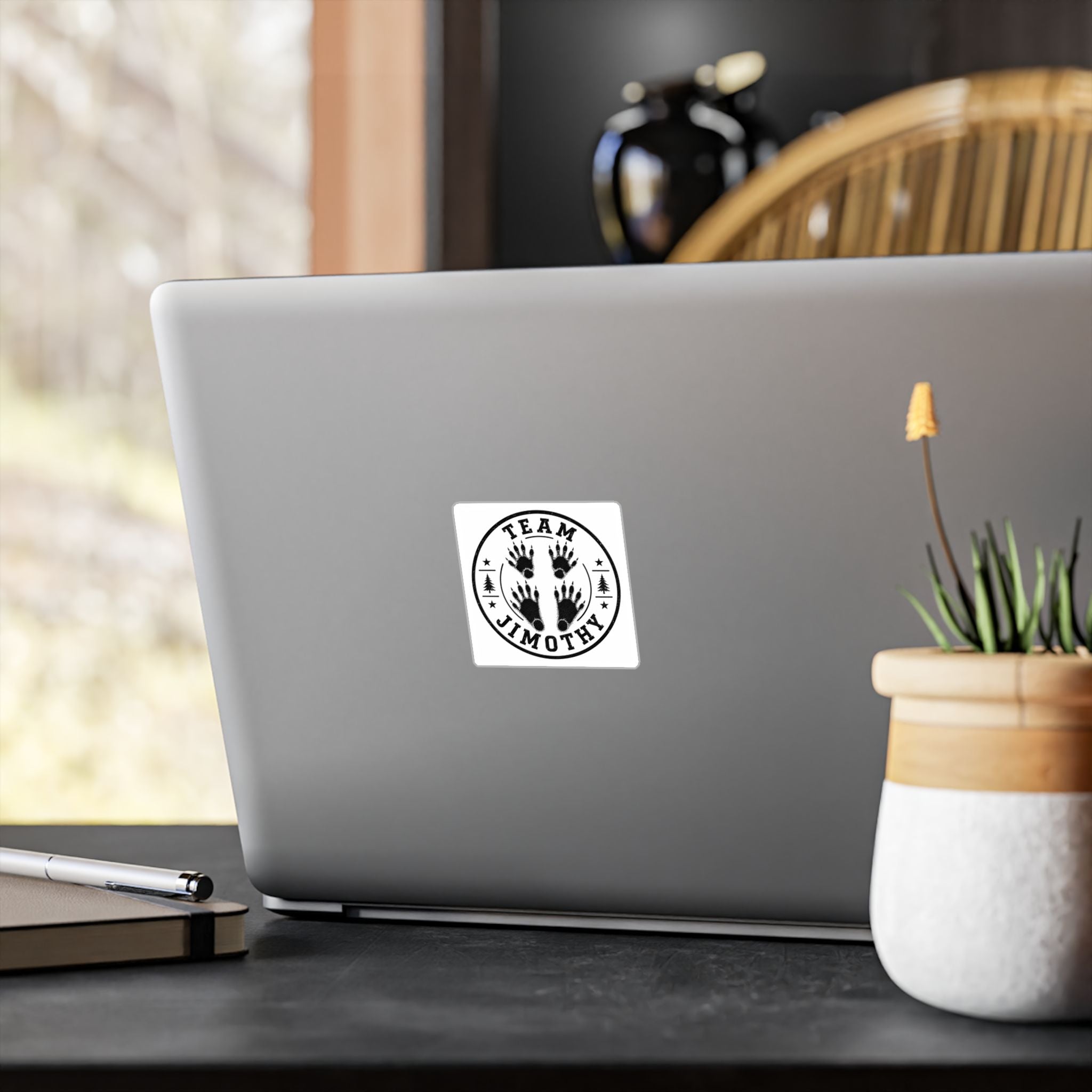 Team Jimothy Feet Vinyl Sticker — Kiss-Cut Decal for Cars, Laptops & Glass
