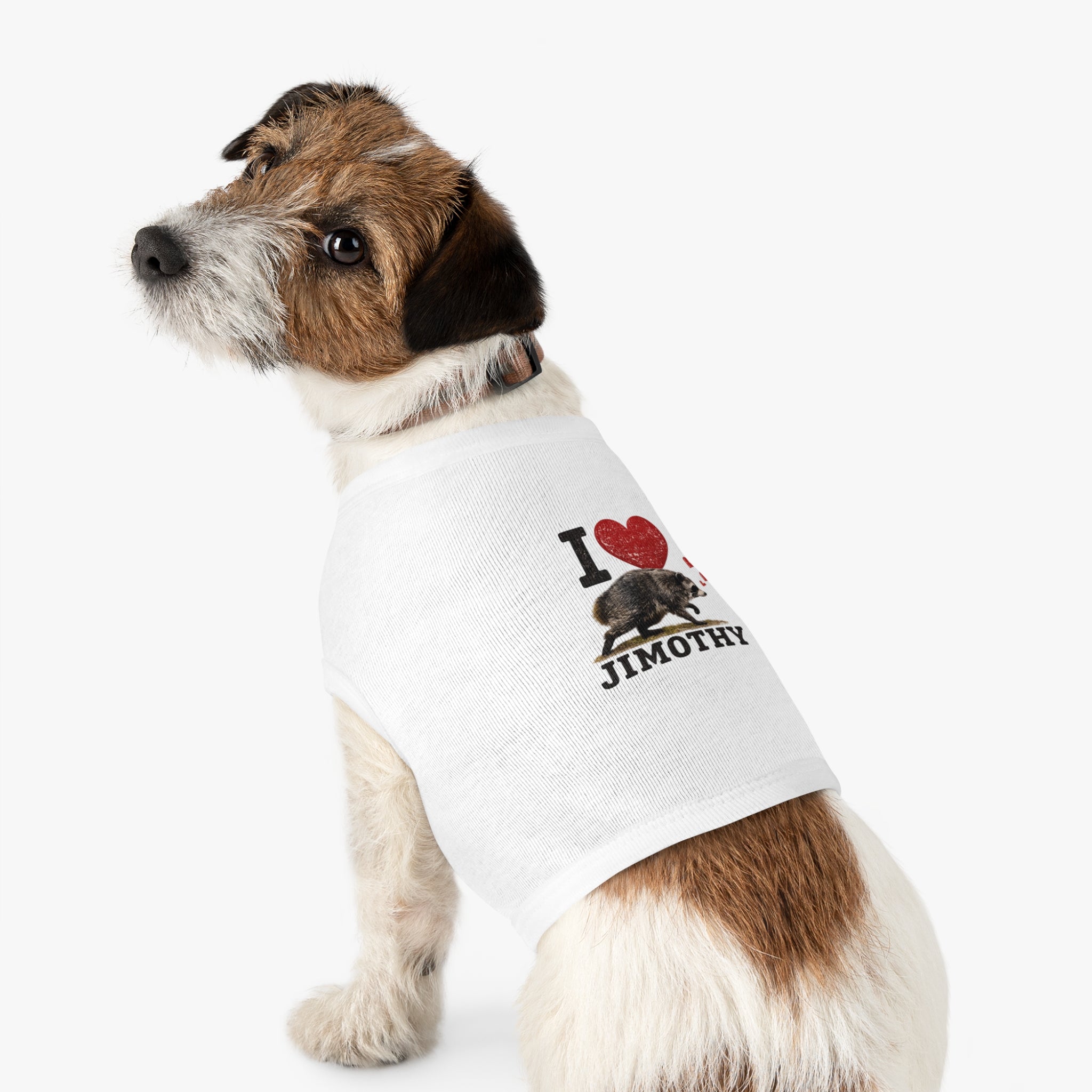 Dog Love Tank Top — I Love Jimothy Pet Shirt